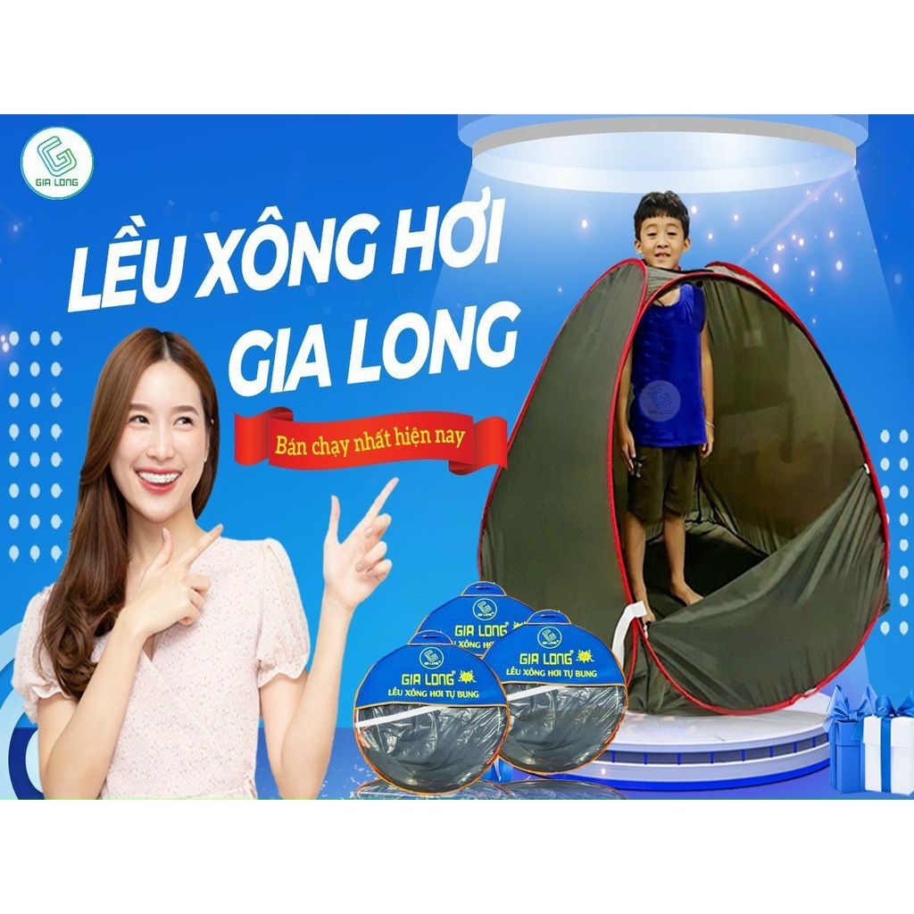 Lều xông hơi tự bung chui đầu cao cấp Gia Long