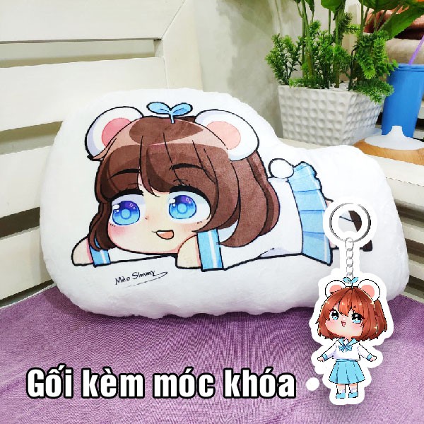 Gối ôm Simmy + móc khóa Simmy