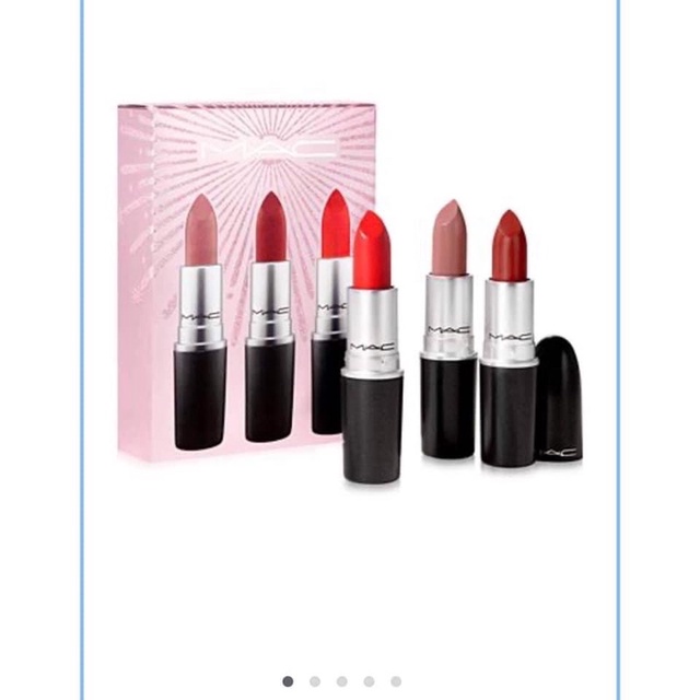 Set son Mac 3 thỏi gồm Chili- Lady-VelvetTeddy (3g)