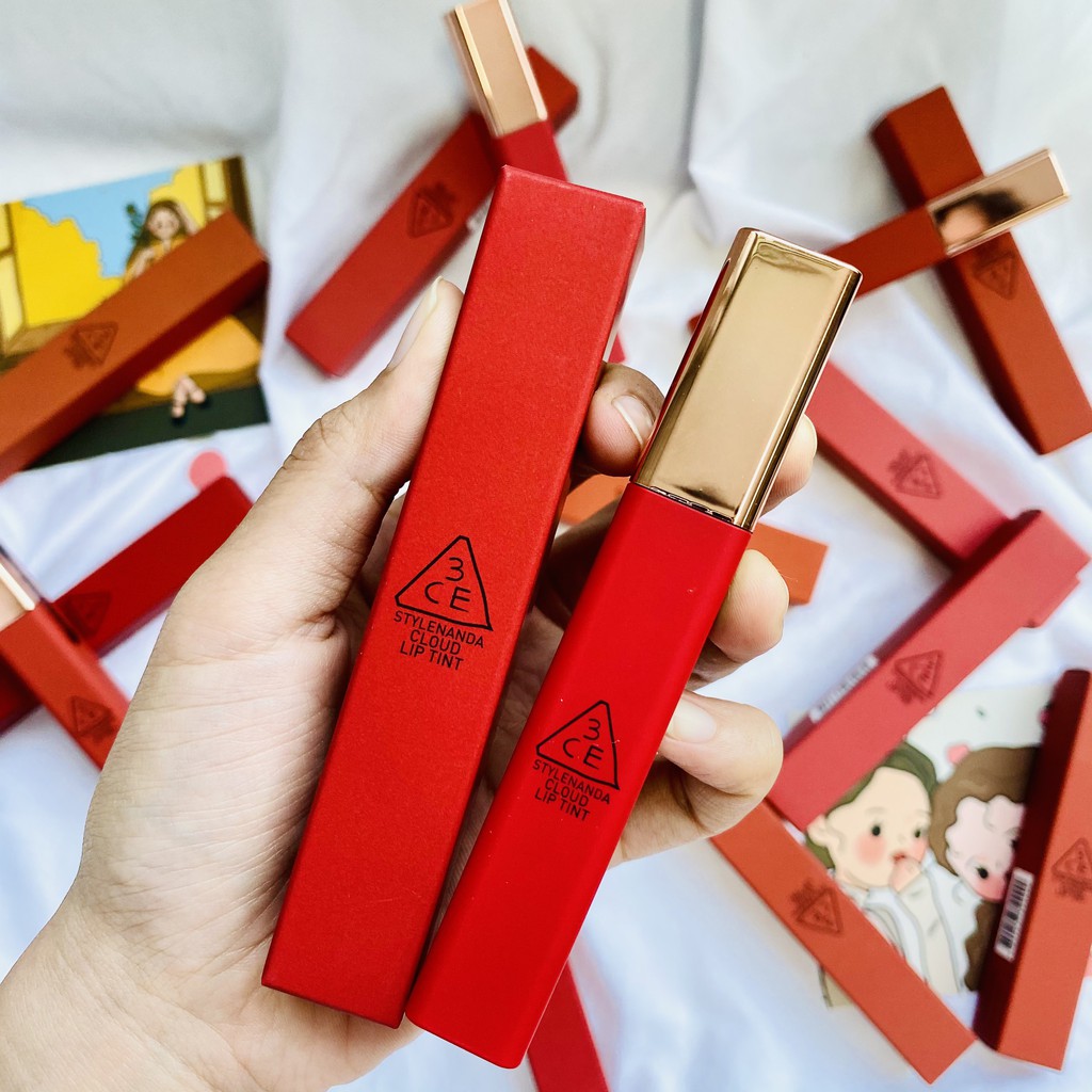 Son Kem Lì "Siêu Hot" 3CE Walking In The Cloud Lip Tint | Thế Giới Skin Care