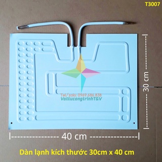 Dàn lạnh ngăn đá tủ lạnh kt:30cm x 40cm, 43cm x 50 cm