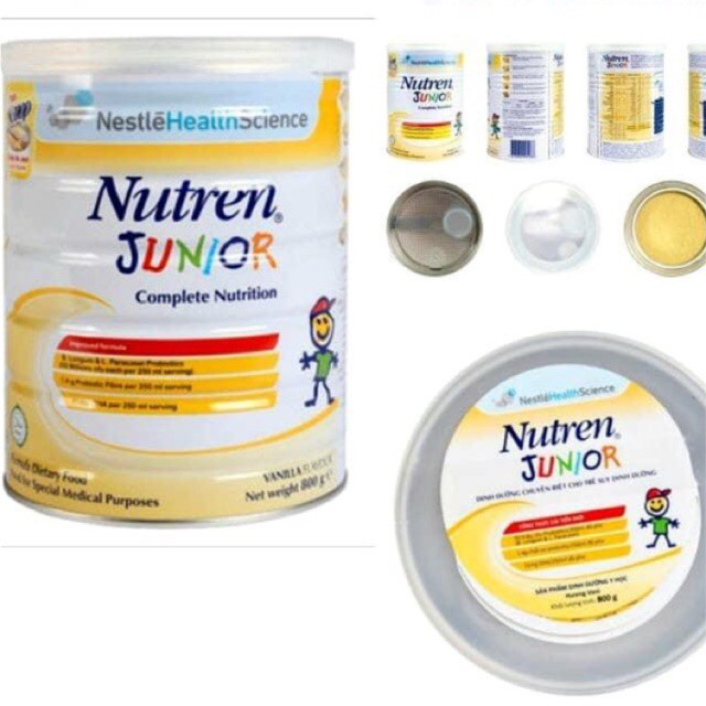 Sữa bột Nutren Junior 800g Date 2022