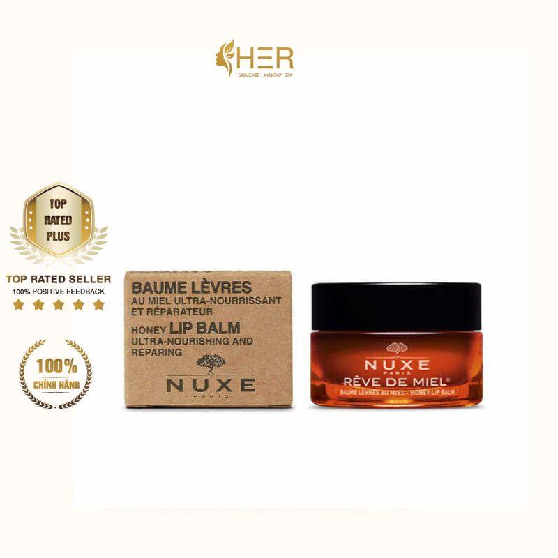 Dưỡng môi NUXE Rêve de Miel Ultra-Nourishing Honey Lip Balm 15g/1323 - Mecskincare