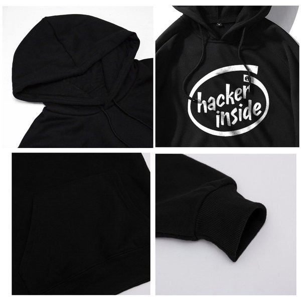 Áo Khoác Hoodie In Hình Hacker Độc Đáo Cá Tính