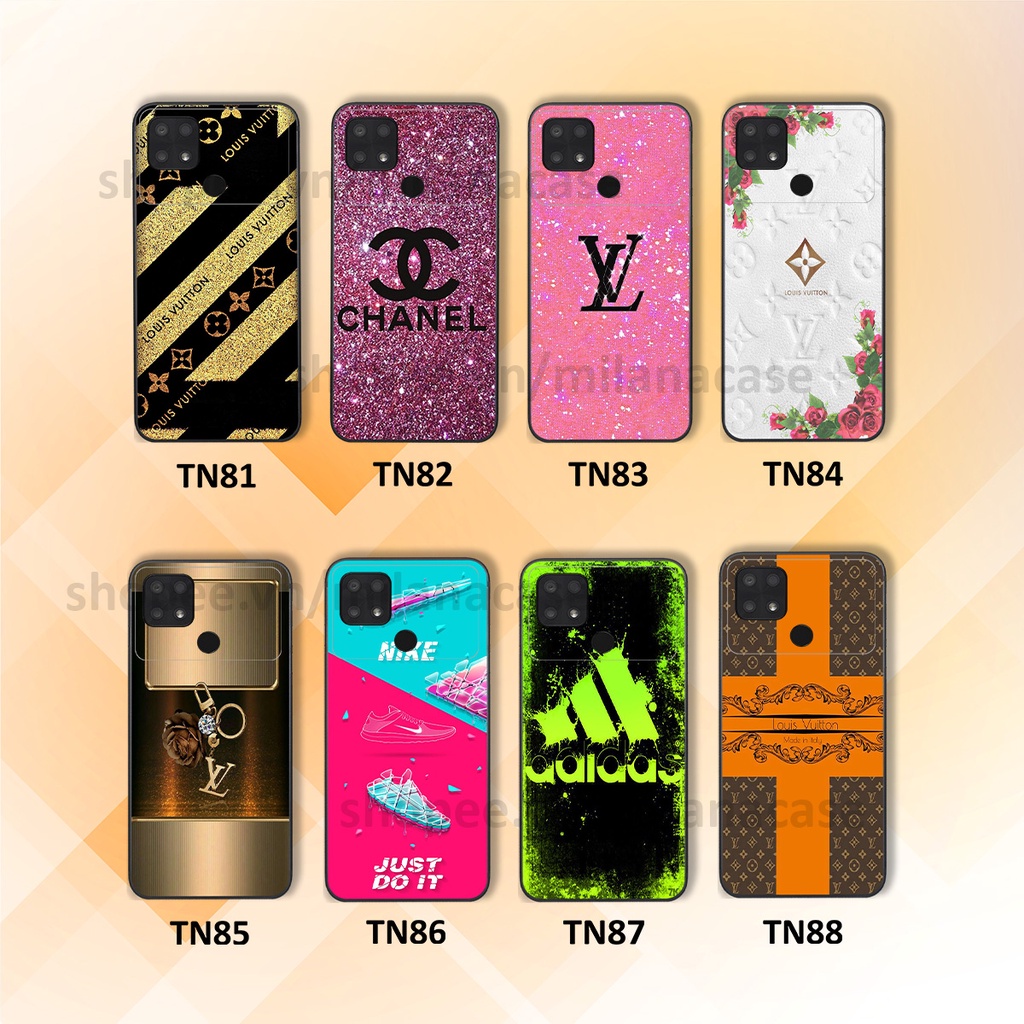 Ốp Xiaomi Poco C40 in hình các thương hiệu nổi tiếng sang chảnh, đẳng cấp, cá tính