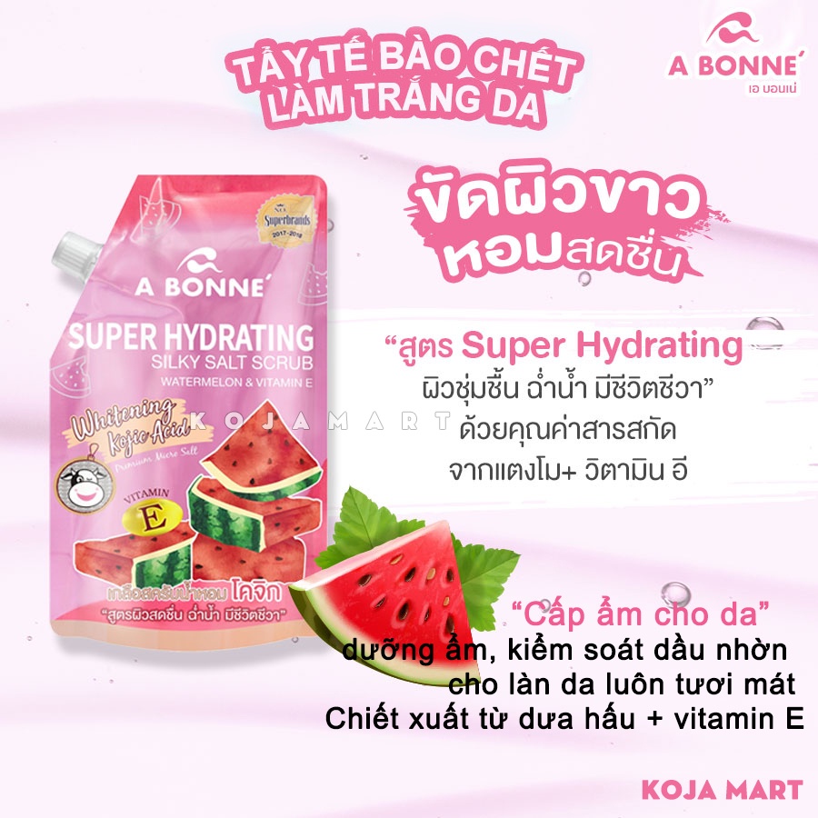 [Hàng Cao Cấp] Muối tắm sữa bò tẩy tế bào chết A Bonne Spa Milk Salt 350g Thái Lan - Mẫu mới