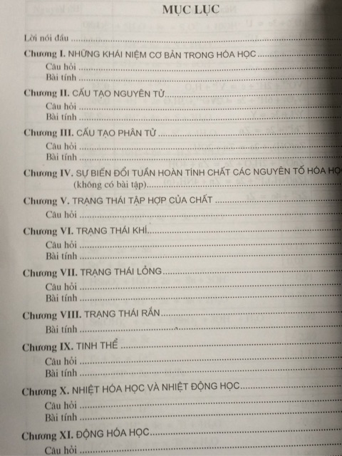 Sách - Bài tập Hoá học Vô cơ Quyển I: Lý thuyết Đại cương về Hoá học