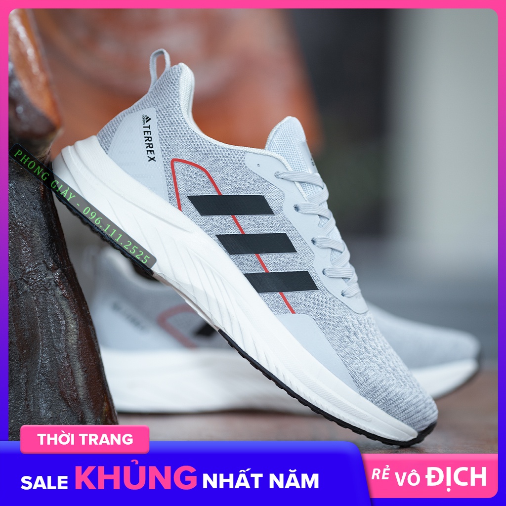 Giày Sneaker Nam Giày Thể Thao Nam A12 Màu Ghi Sáng