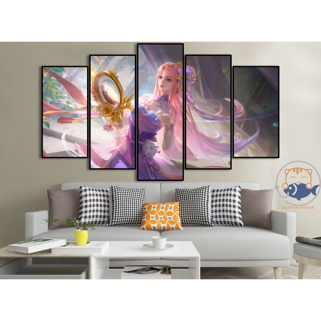 Tranh dán tường decor góc gaming - AOV - Liên Quân mobile - bộ 13