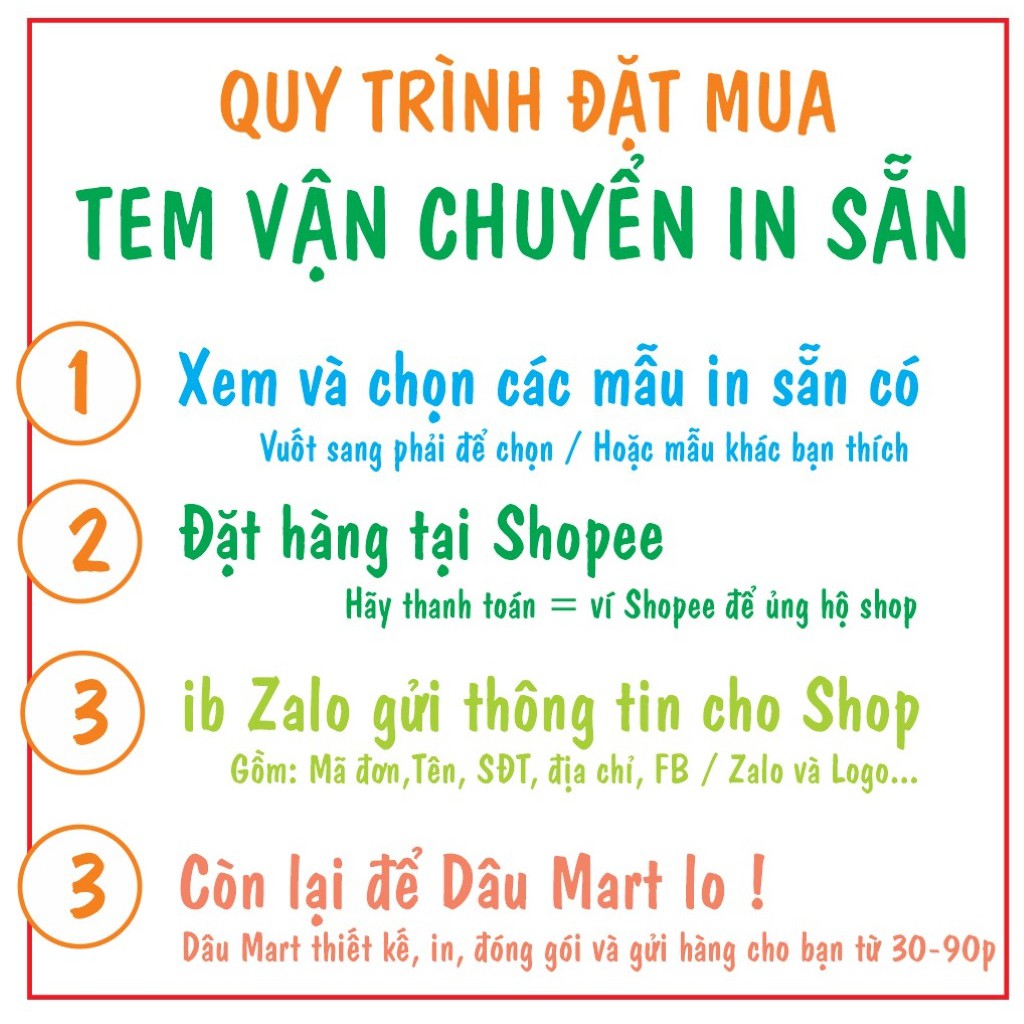 Cuộn 500 Tem vận chuyển in sẵn 10x10cm thiết kế theo yêu cầu có keo dính bóc ra dán ngay. Hóa đơn nhiệt IN SẴN 100x100mm