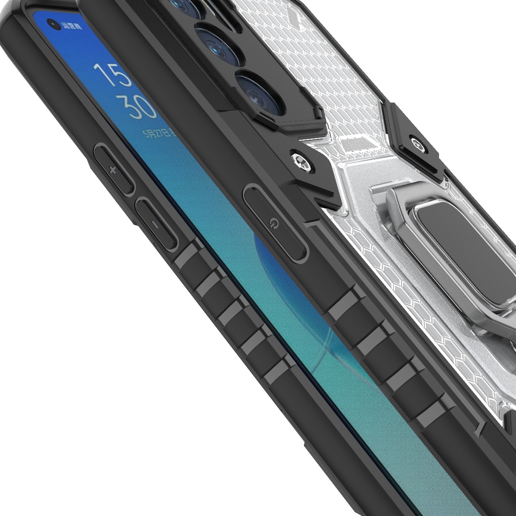 Ốp lưng Oppo Reno 6 6G tổ ONG IRING không gian mới chống sốc giá đỡ xem phim cao cấp