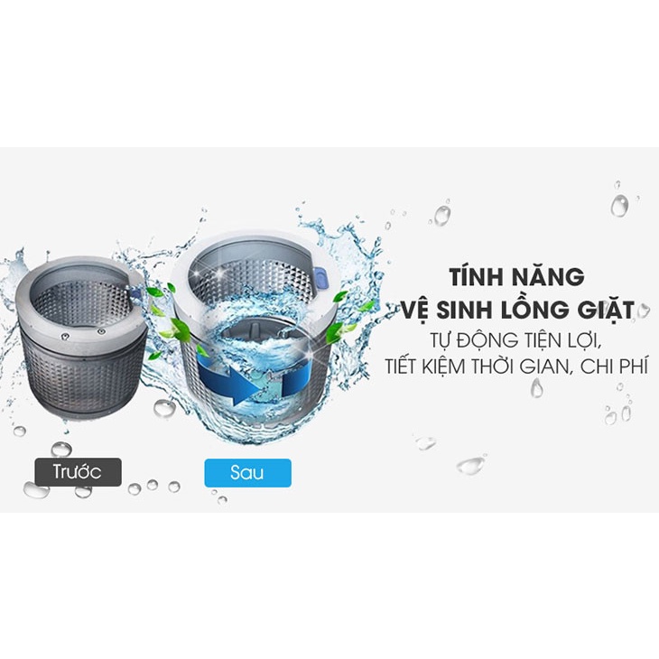 Bột vệ sinh máy giặt diệt khuẩn khử mùi an toàn cho gia đình - Bột Tẩy Lồng Giặt 100gr Tiện Lợi