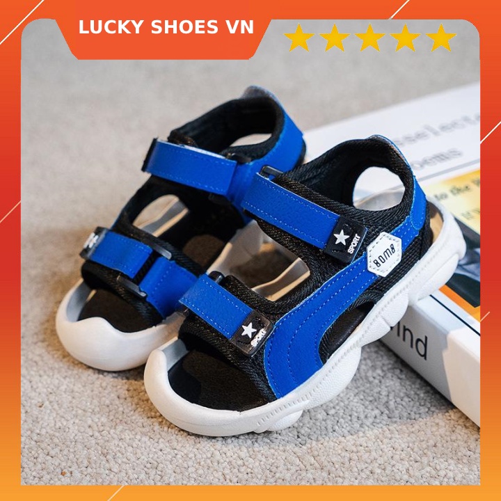 Sandal Bé Trai và bé gái Quai Hậu Mũi Cao Chống Trơn Chống Vấp Cho Bé Từ 2-5 Tuổi