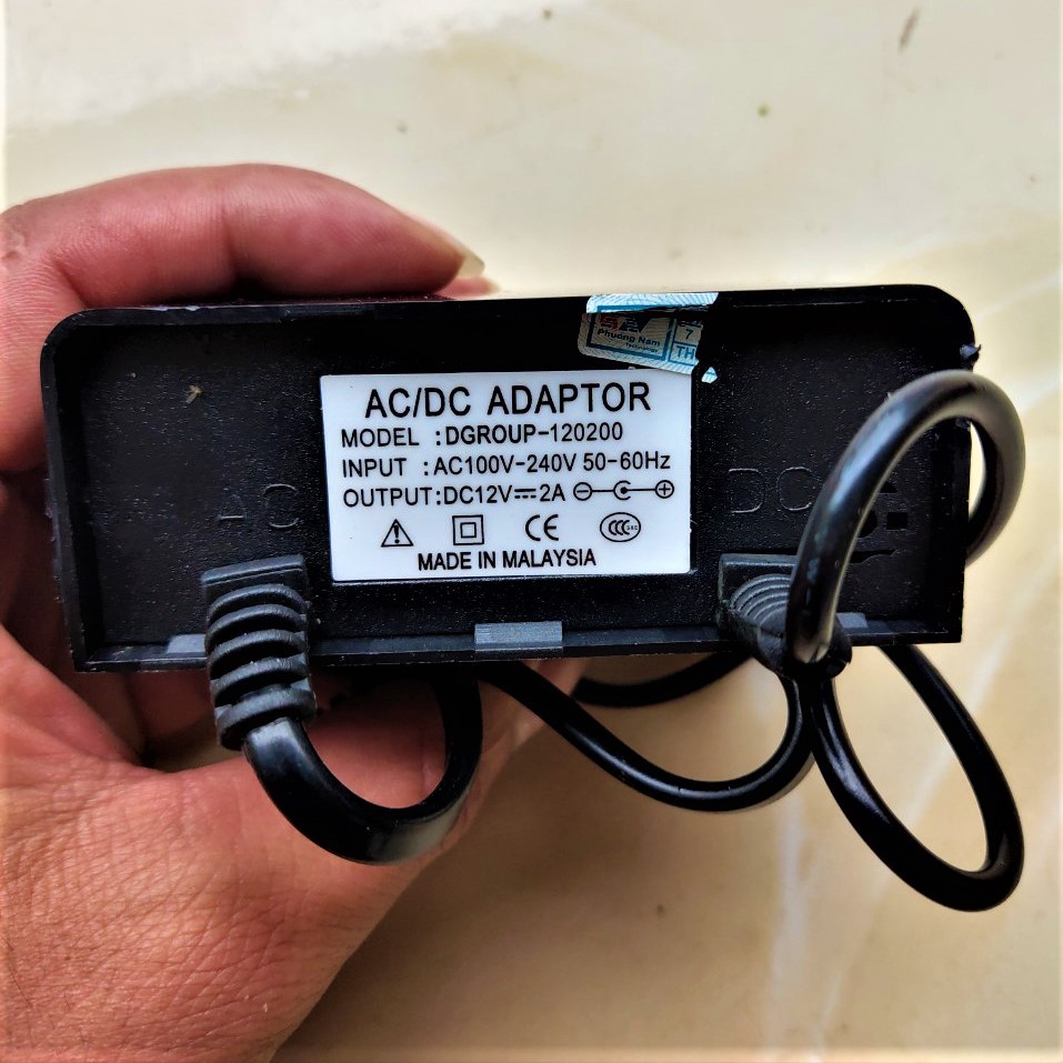 Nguồn camera ngoài trời - Adapter 12v - 2A