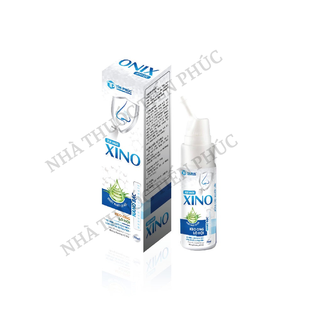 Xịt mũi Xino 70ml - giảm viên mũi dị ứng, viêm xoang, hắt hơi sổ mũi cho bé, người lớn