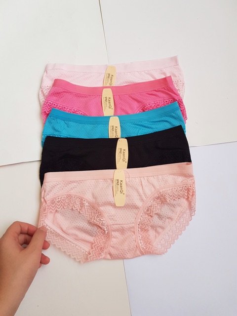SET 10 chiếc quần lót thông hơi viền ren thái 9933
