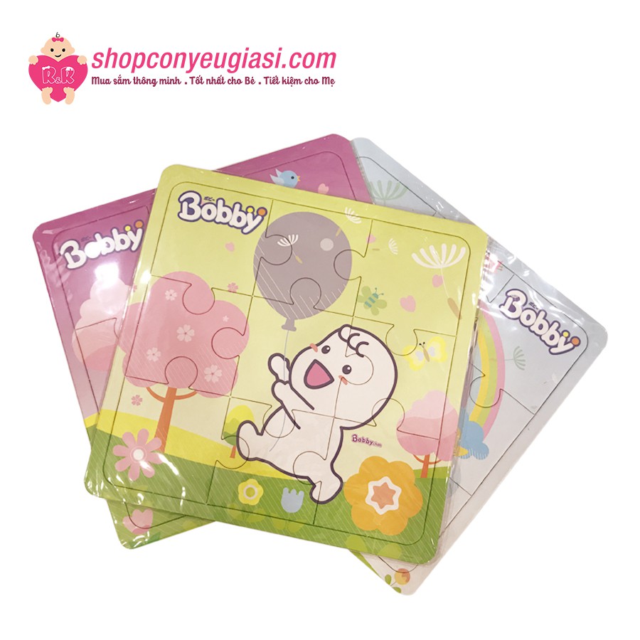 Bộ 3 ghép tranh sáng tạo cùng Bobby Chan (9 mảnh ghép) 21x21cm