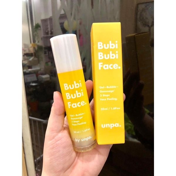 Gel Sủi Bọt Tẩy Da Chết - Thải Độc Da Unpa Bubi Bubi Face