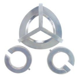 Đồ chơi trí tuệ_Thử thách trí não_Equa - Hanayama Puzzle_Hack não &amp; Hàng hiếm_Giải đố Tư Duy_Thông minh_Siêu khó_IQ 200