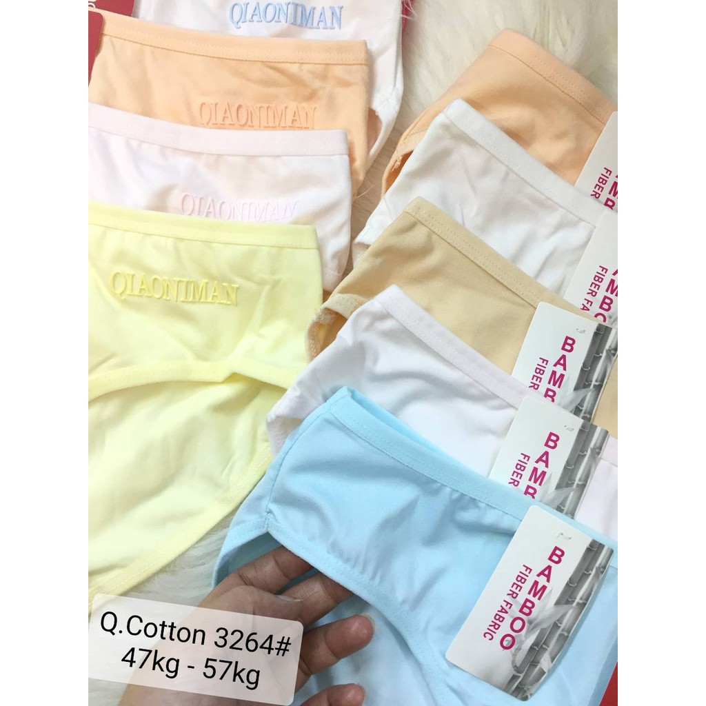 Quần lót nữ coton 💞FREESHIP💞  Coton mềm, mát - co giãn vừa - Fom từ 47 đến 57kg - Mã 3264 - quần chip nữ. | BigBuy360 - bigbuy360.vn