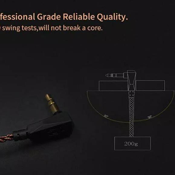 Dây Cáp Tai Nghe Bằng Đồng Kz Zs3 Zst Zsr Zs5 Zs6 Zs10 Pro Zsn Zsx