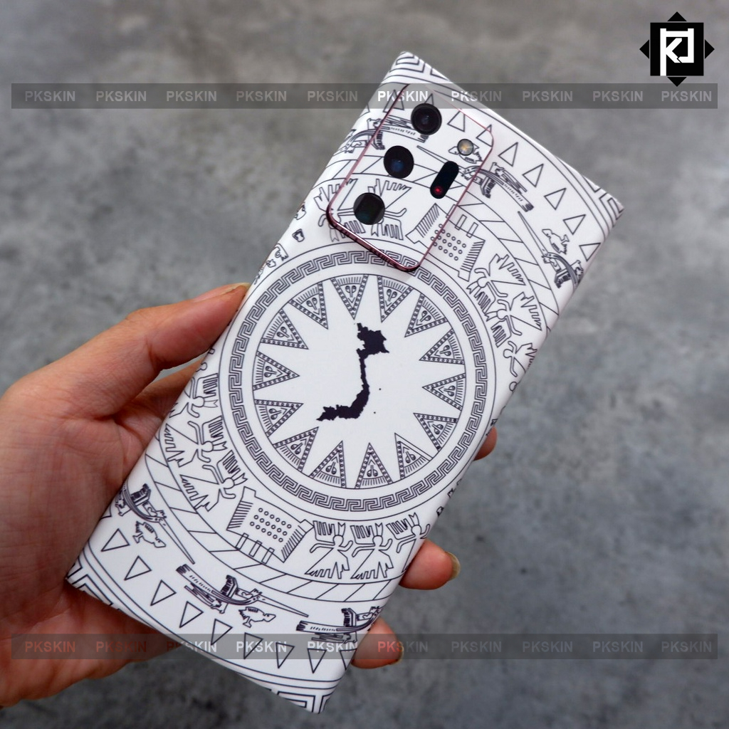 Dán skin trống đồng samsung Note 20 ultra, Note 10 plus, Note 20, Note 10, Note 9, Note 8 chất liệu nhập khẩu Đức