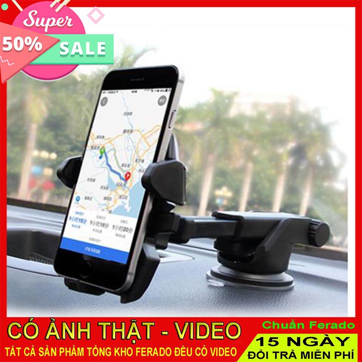 Giá đỡ kẹp điện thoại trên ô tô kéo dài, thu hẹp | BigBuy360 - bigbuy360.vn