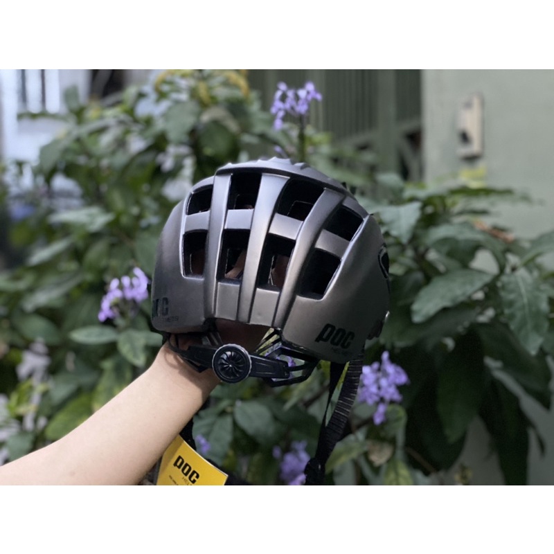 MŨ BẢO HIỂM POC P07 XÁM TITAN CỰC ĐẸP, TẶNG TÚI ĐỰNG POC