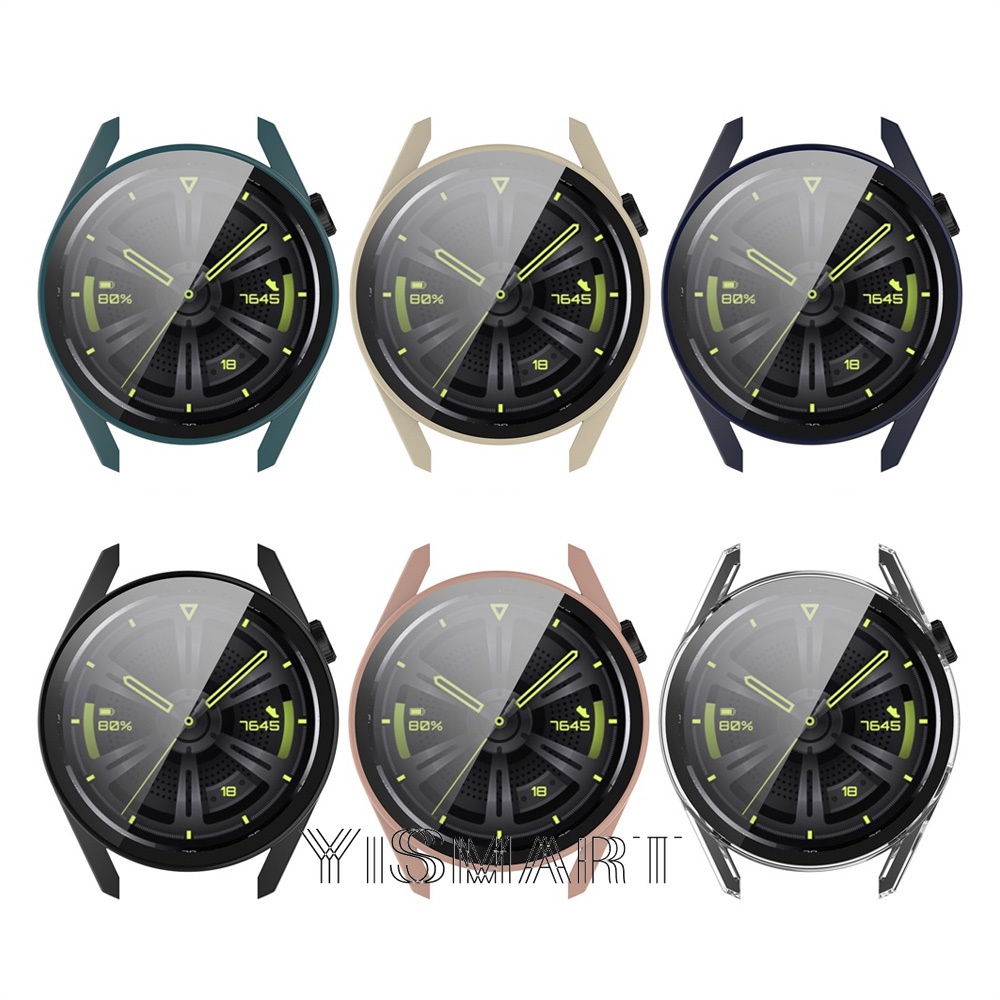 Ốp bảo vệ kính cường lực mặt đồng hồ thông minh Huawei Watch GT3 42mm 46mm
