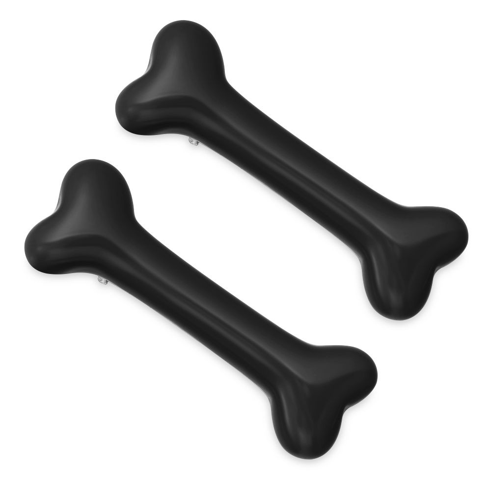 Set 2 Kẹp Tóc Hình Khúc Xương Màu Trơn Dễ Thương Thời Trang Cho Nữ