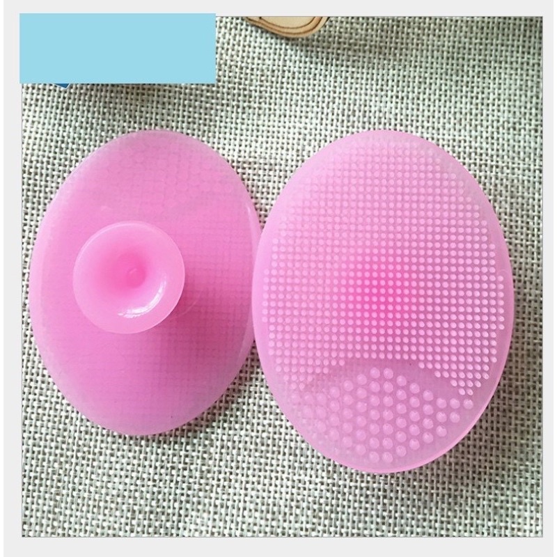 Miếng silicon gội đầu mát xa cho bé - dụng cụ gội đầu làm sạch mềm mại