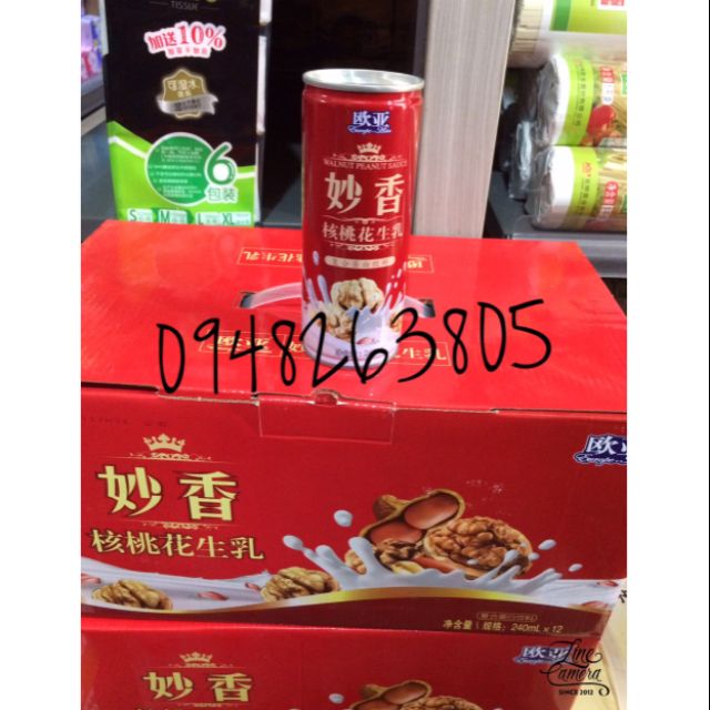 Thùng sữa óc chó Đài Loan
