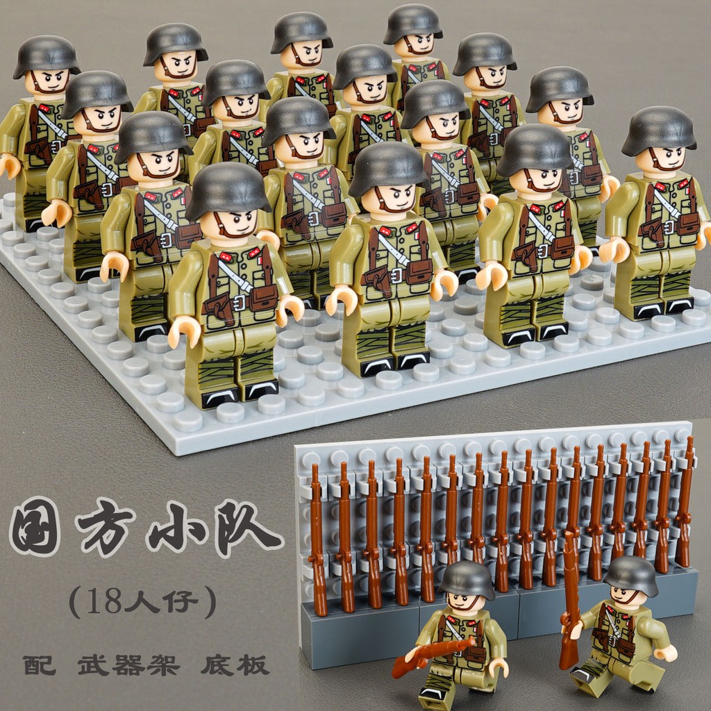 Mô Hình Lắp Ráp Lego Đồ Chơi Quân Đội Wwii Eighth Rote 28th