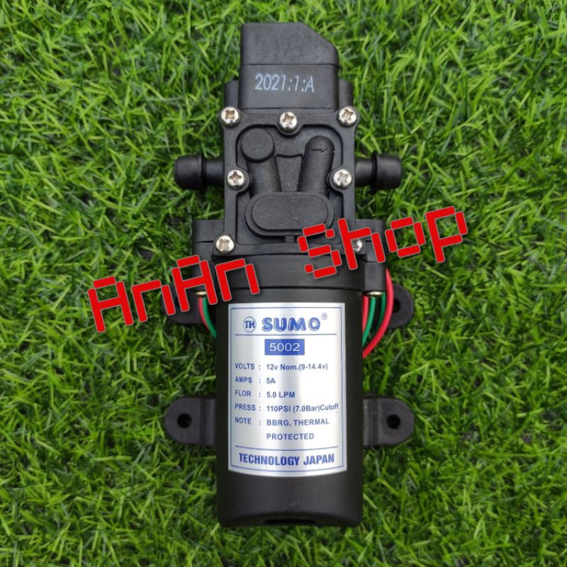 Máy bơm mini 12v SUMO chất lượng cao dùng tưới cây, tăng áp, phun sương ...