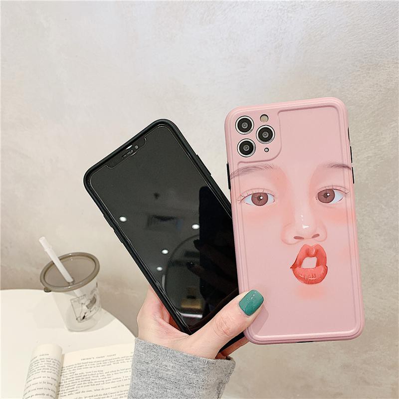 Ốp Lưng Silicon IMD Bảo Vệ Camera Emoji Funny | BigBuy360 - bigbuy360.vn