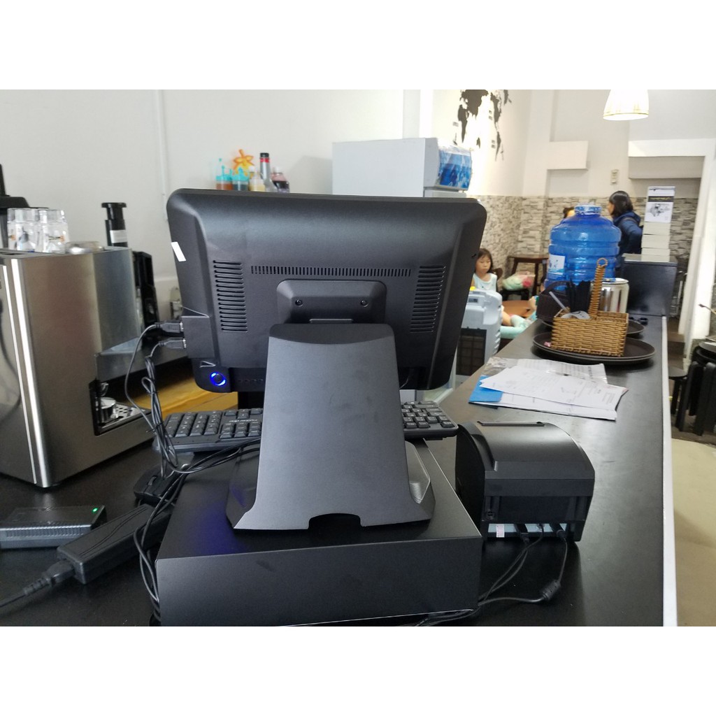 Máy pos cảm ứng bán hàng cho nhà hàng -quán cà phê(naka 2700) cảm ứng 1 màn 15 inch