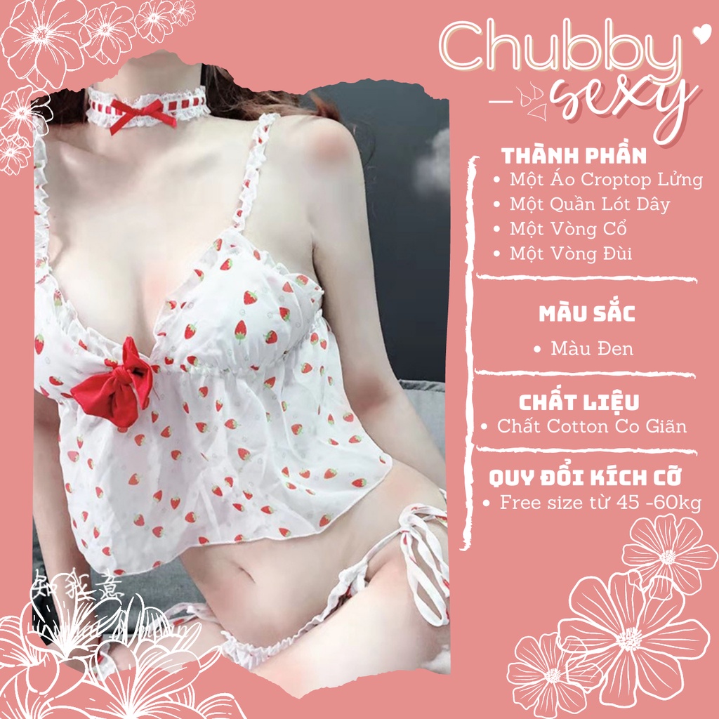 Cosplay Nữ Thần Tình Yêu - Set Đồ Lót Queen Love Hoạ Tiết Trái Tim Quyến Rũ - Nội Y Nữ Sexy - CPL39 - Chubby.Sexy