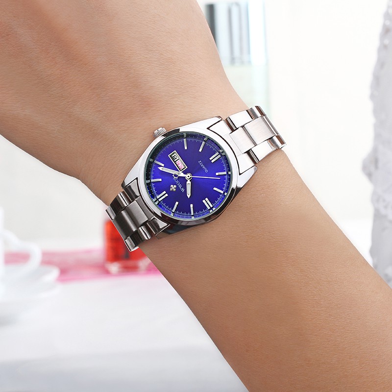 Đồng hồ đeo tay WWOOR 8804 dây đeo thép không gỉ chống thấm nước thời trang cho nữ