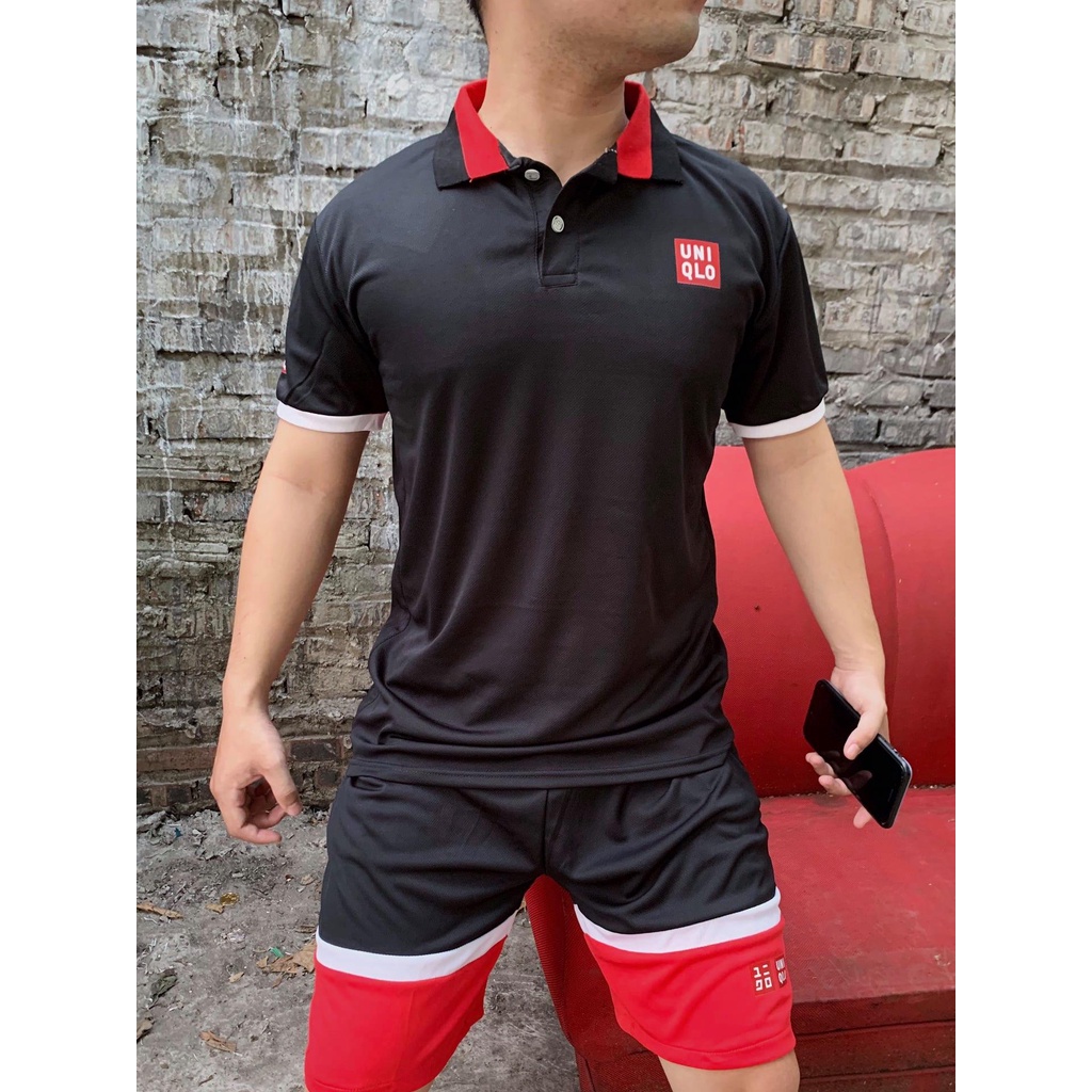 Bộ Mặc Nhà Thể Thao Nam Mùa Hè Phong Cách Cao Cấp, Bộ Uni Tennis Tập Gym Đi Chơi | BigBuy360 - bigbuy360.vn