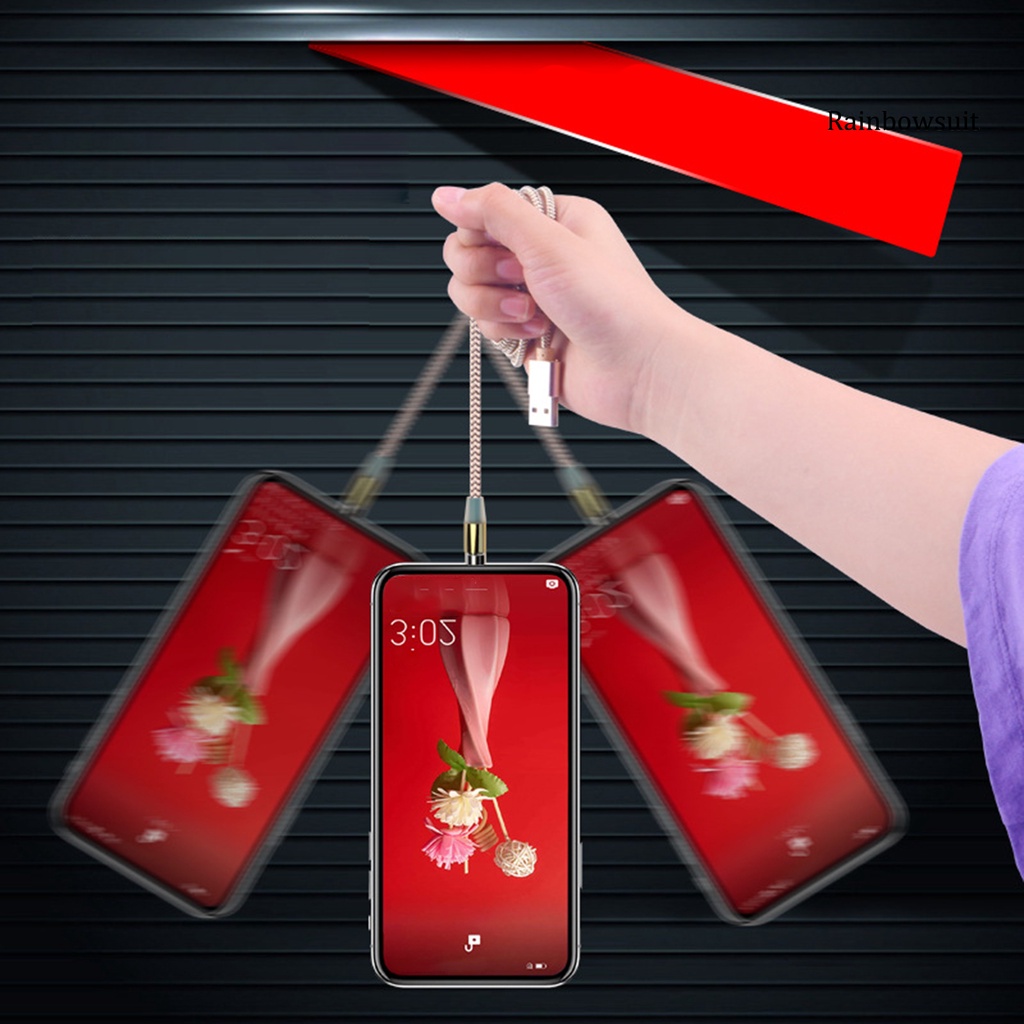 Dây Cáp Sạc Nhanh Từ Tính USB Type C Micro-USB 3A Thông Dụng Cho Điện Thoại Di Động