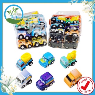 [SALE CUỐI NĂM] Sét 6 Xe Ô Tô Mini Chạy Đà Cho Bé (Cùng con)