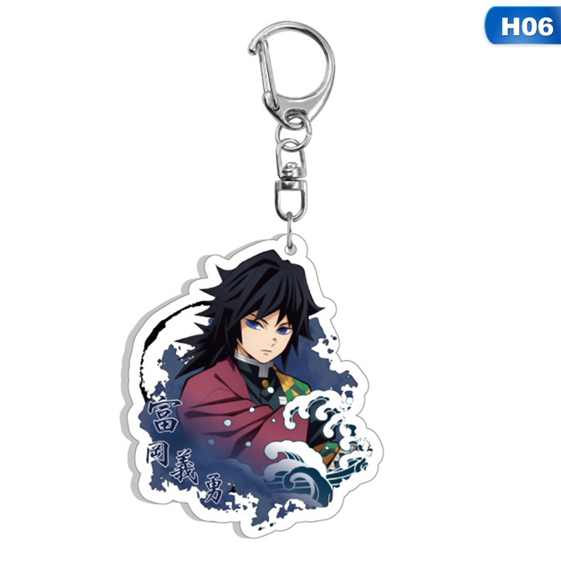 Móc khóa hình nhân vật trong Demon Slayer: Kimetsu No Yaiba bằng acrylic