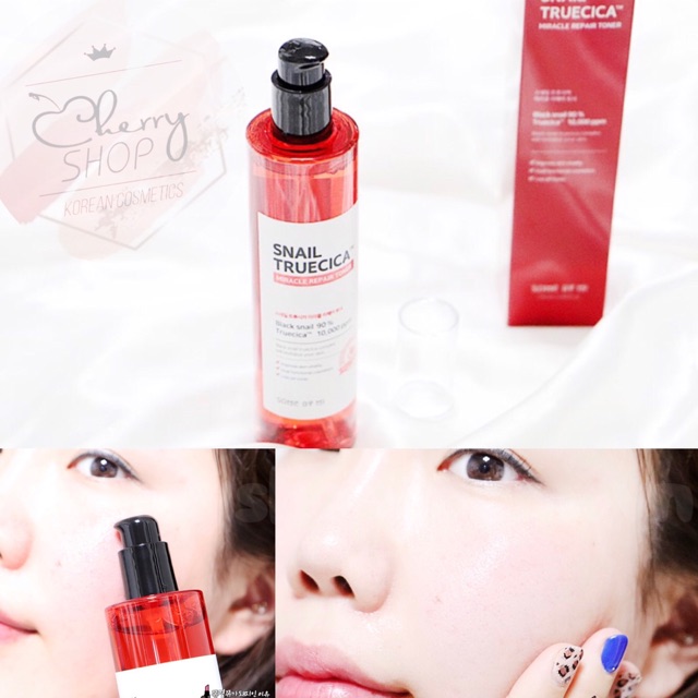 Nước hoa hồng Some By Mi Snail Truecica Miracle Repair Toner