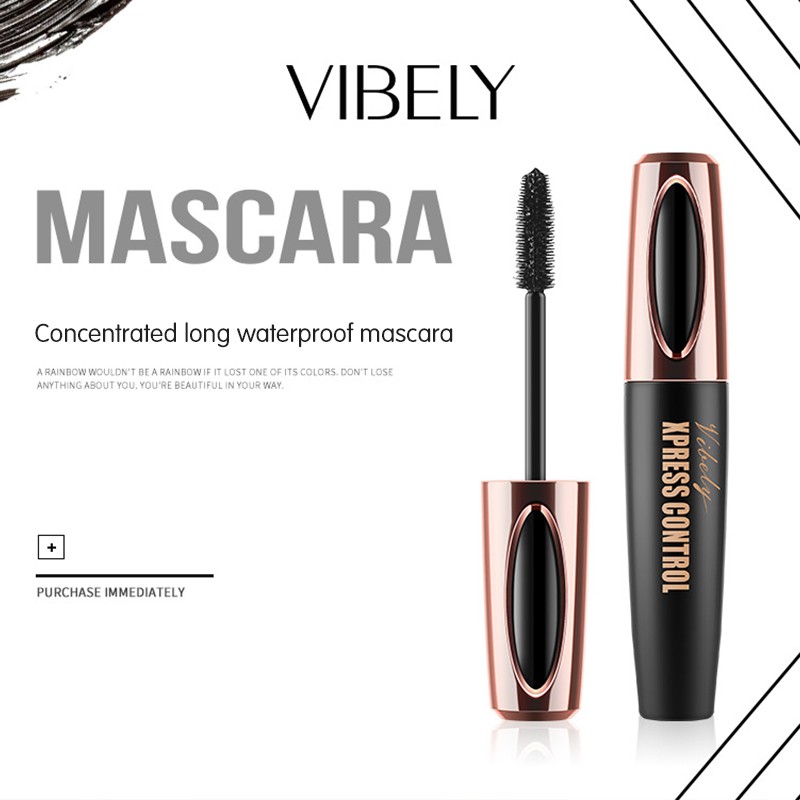 (Hàng Mới Về) Mascara Vibely Sợi Tơ 4d Chống Thấm Nước Chuốt Dài Và Dày Mi | BigBuy360 - bigbuy360.vn