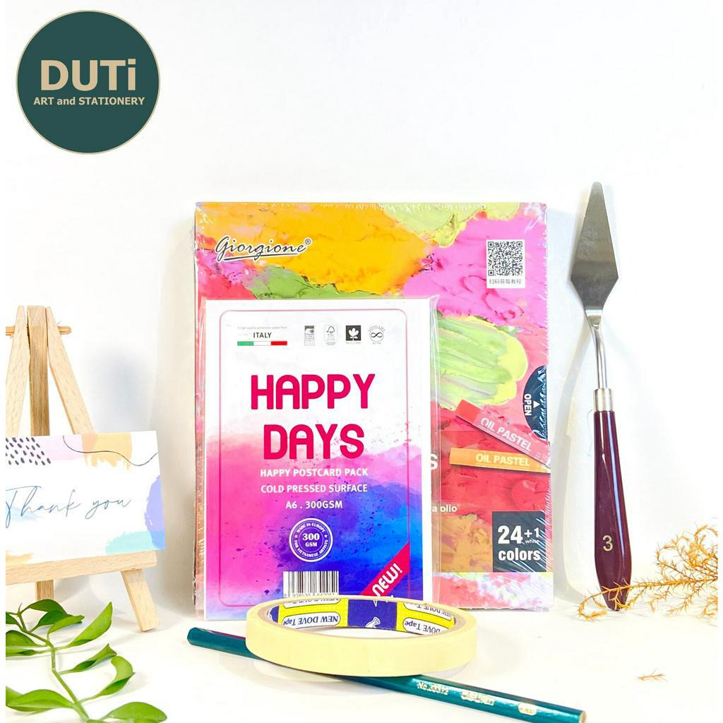 Combo Màu Sáp Dầu 5 phụ kiện đầy đủ dành cho người mới- Họa Cụ DUTi