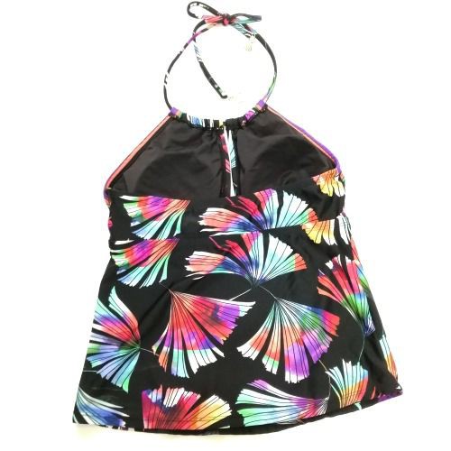 Đồ bơi nữ La Blanca cổ yếm đen in lá cọ nhiều màu LB8LD82 ( TH8920 ) | BigBuy360 - bigbuy360.vn