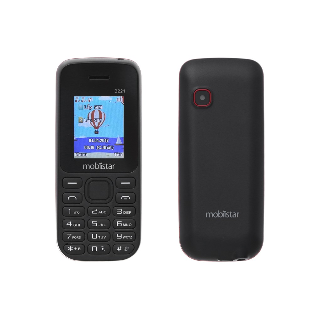 Điện Thoại Mobiistar B221 2 Sim Chính Hãng Mẫu 2017