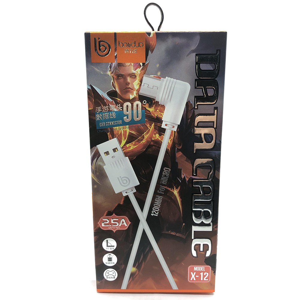 Cáp Sạc Game Thủ Boliduo X-12 – Hỗ Trợ Sạc Nhanh