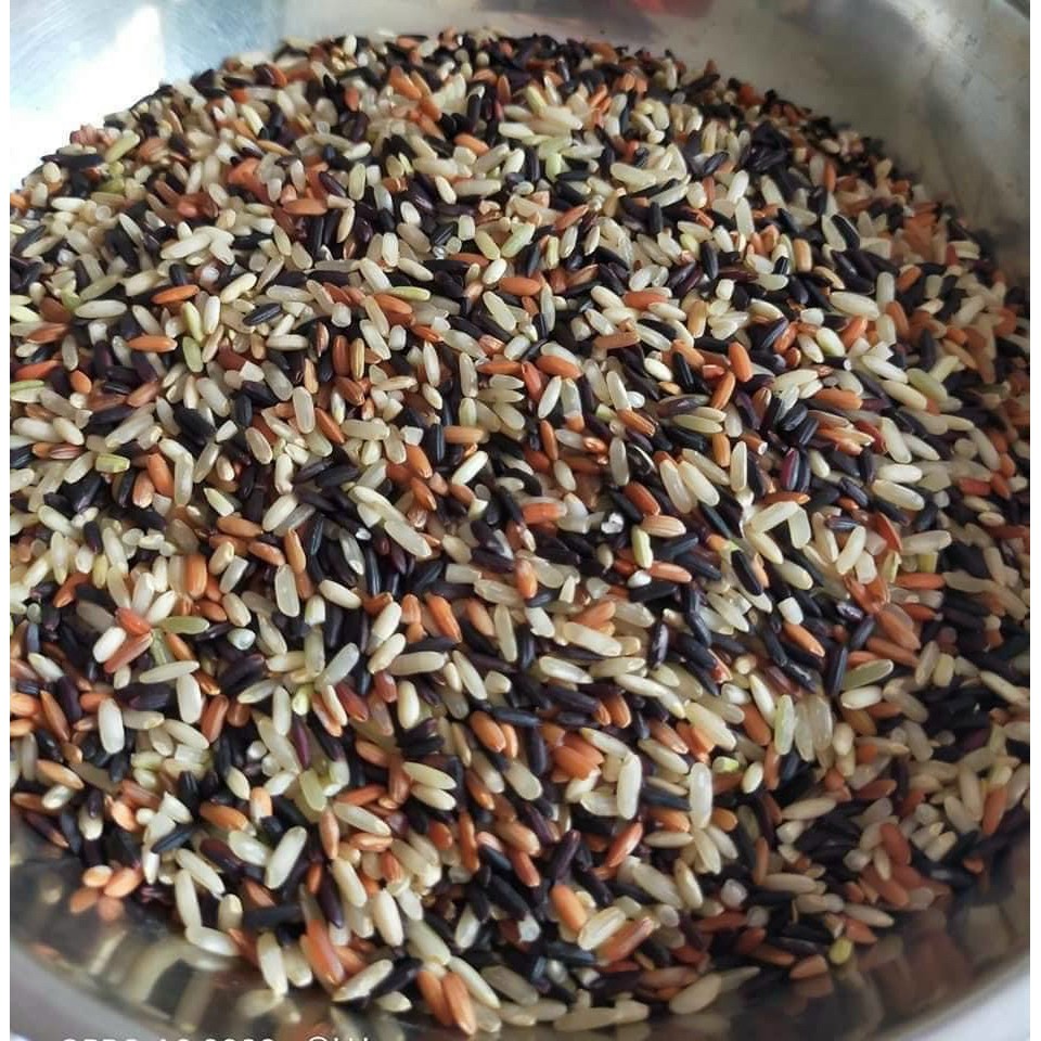 Gạo lứt tam sắc mix 3 loại gạo lứt đen/đỏ điện biên/séng cù ăn kiêng,giảm cân,healthy (1kg)