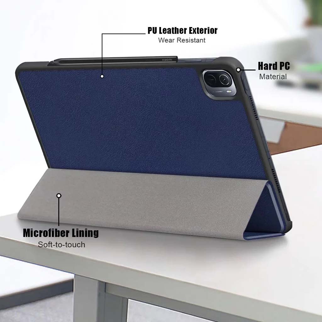 Bao da máy tính bảng bằng da PU có thể điều chỉnh cho Xiaomi Pad 5 Xiaomi Pad 5 Pro 5G 11inch